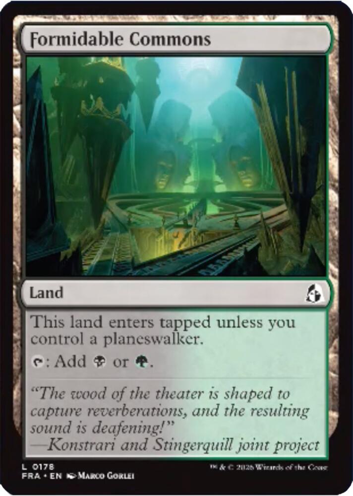 Formidable Commons 178 (Reality Fracture) 