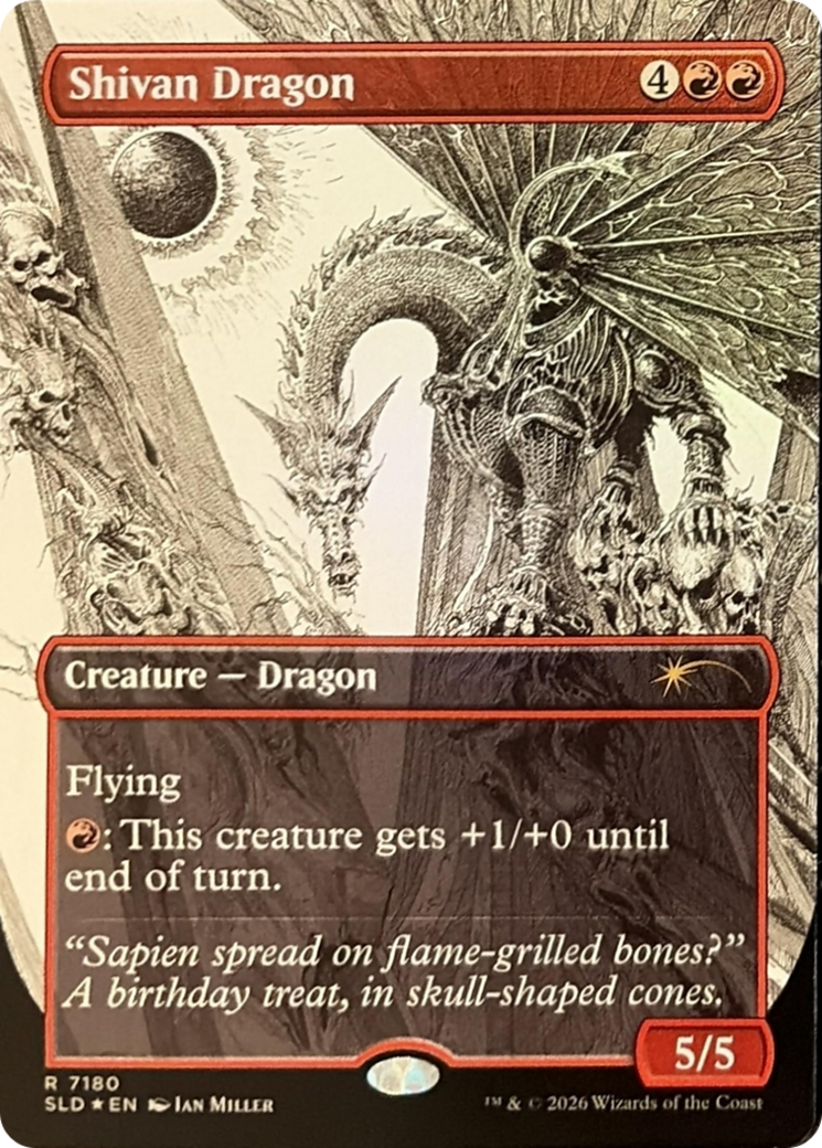 Shivan Dragon 7180 (Secret Lair Drop Series) 