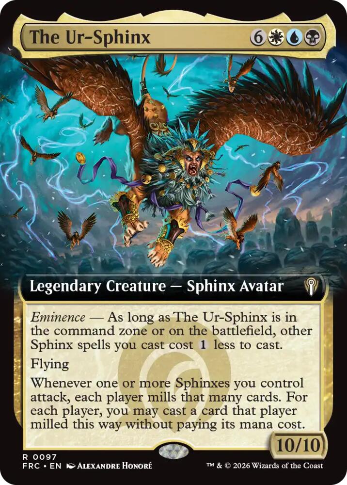 The Ur-Sphinx 97 (Commander: Reality Fracture)  - Extended Art