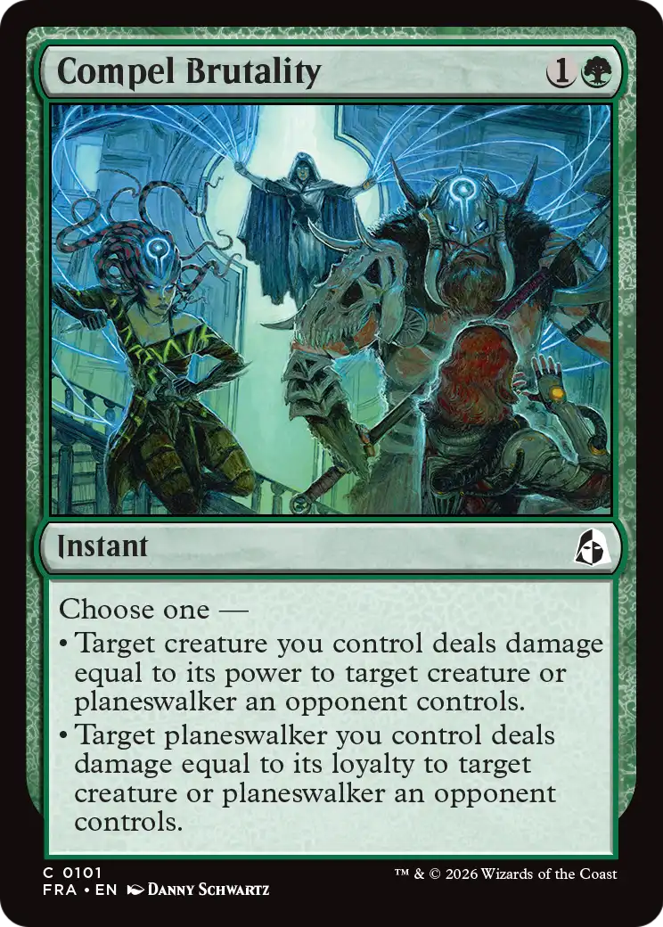 Compel Brutality 101 (Reality Fracture)  - Foil