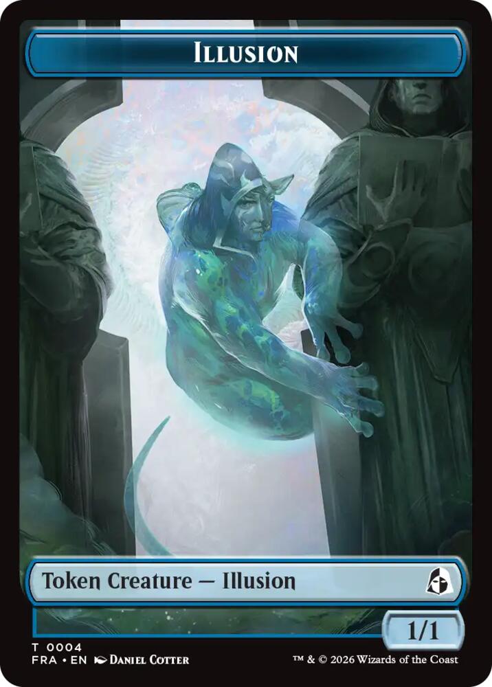 Illusion Jace Double Sided Token 4 // 5 (Reality Fracture) 