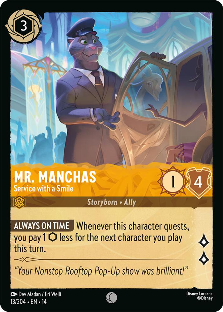 Mr. Manchas, Service with a Smile 13/204 (Hyperia City) 