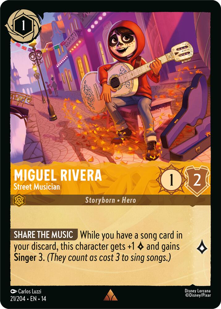 Miguel Rivera, Street Musician 21/204 (Hyperia City) 