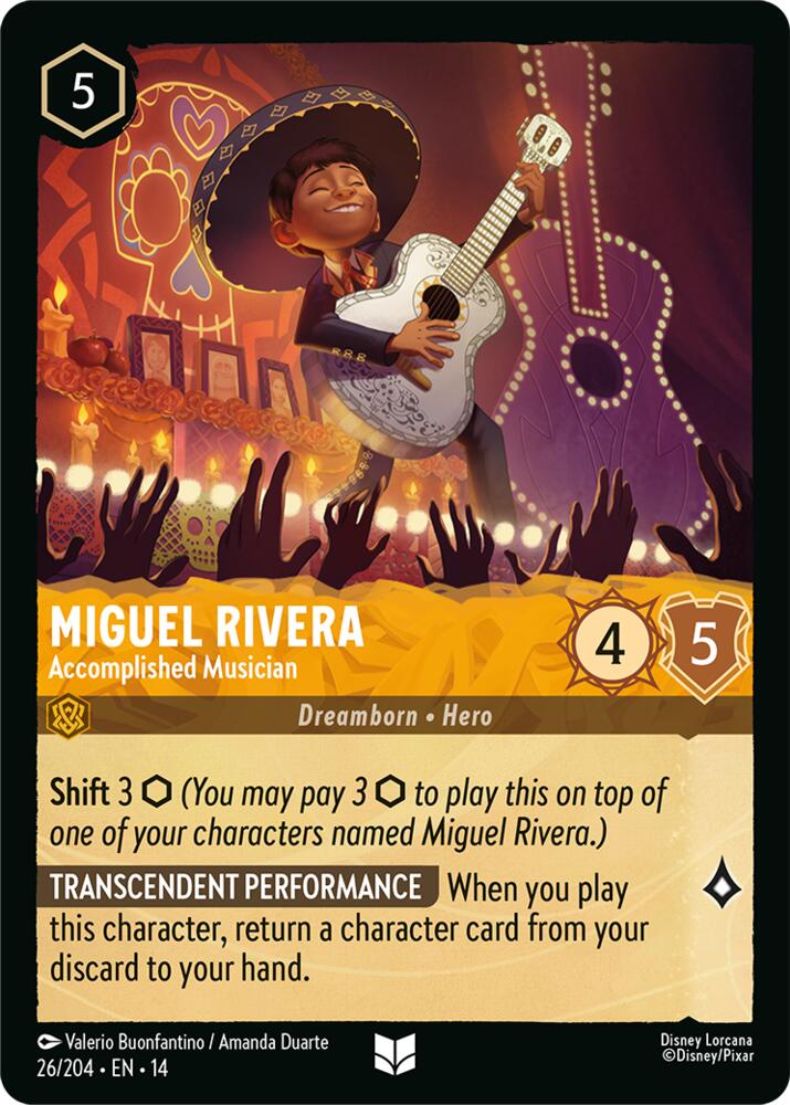 Miguel Rivera, Accomplished Musician 26/204 (Hyperia City) 