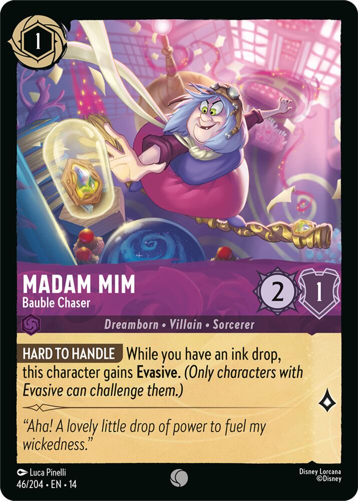 Madam Mim, Bauble Chaser 46/204 (Hyperia City)  - Cold Foil