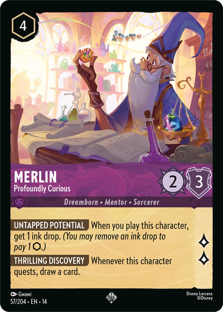 Merlin, Profoundly Curious 57/204 (Hyperia City) 