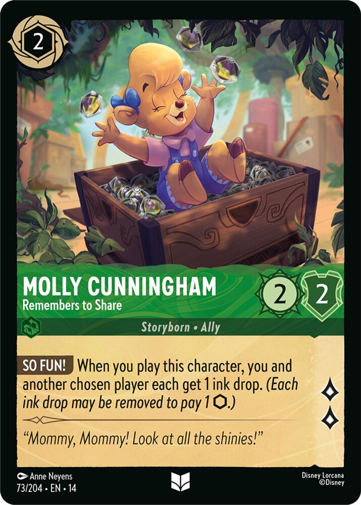 Molly Cunningham, Remembers to Share 73/204 (Hyperia City)  - Cold Foil