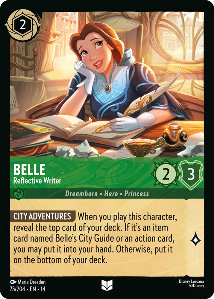 Belle, Reflective Writer 75/204 (Hyperia City)  - Cold Foil