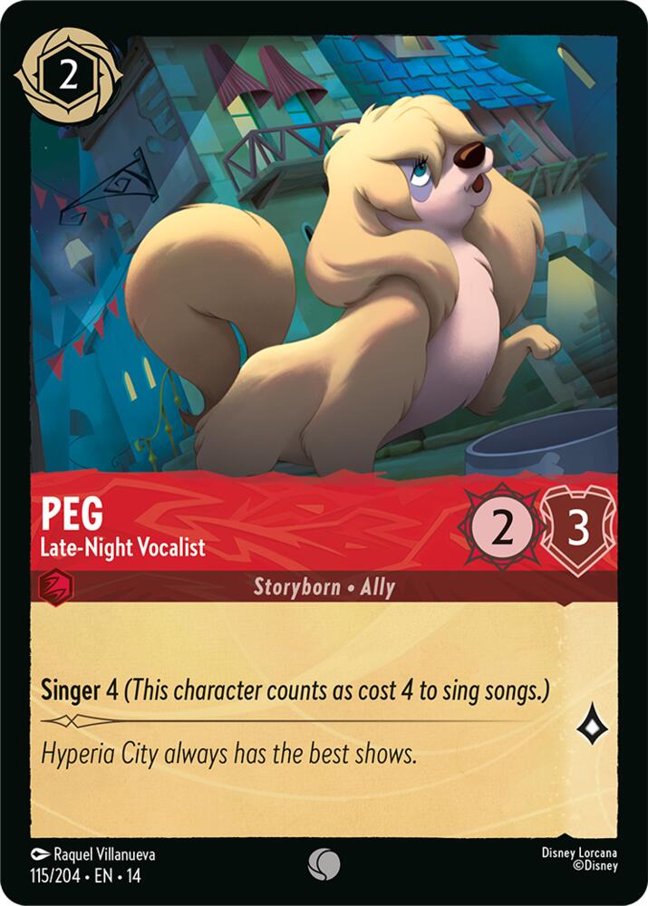 Peg, Late Night Vocalist 115/204 (Hyperia City) 