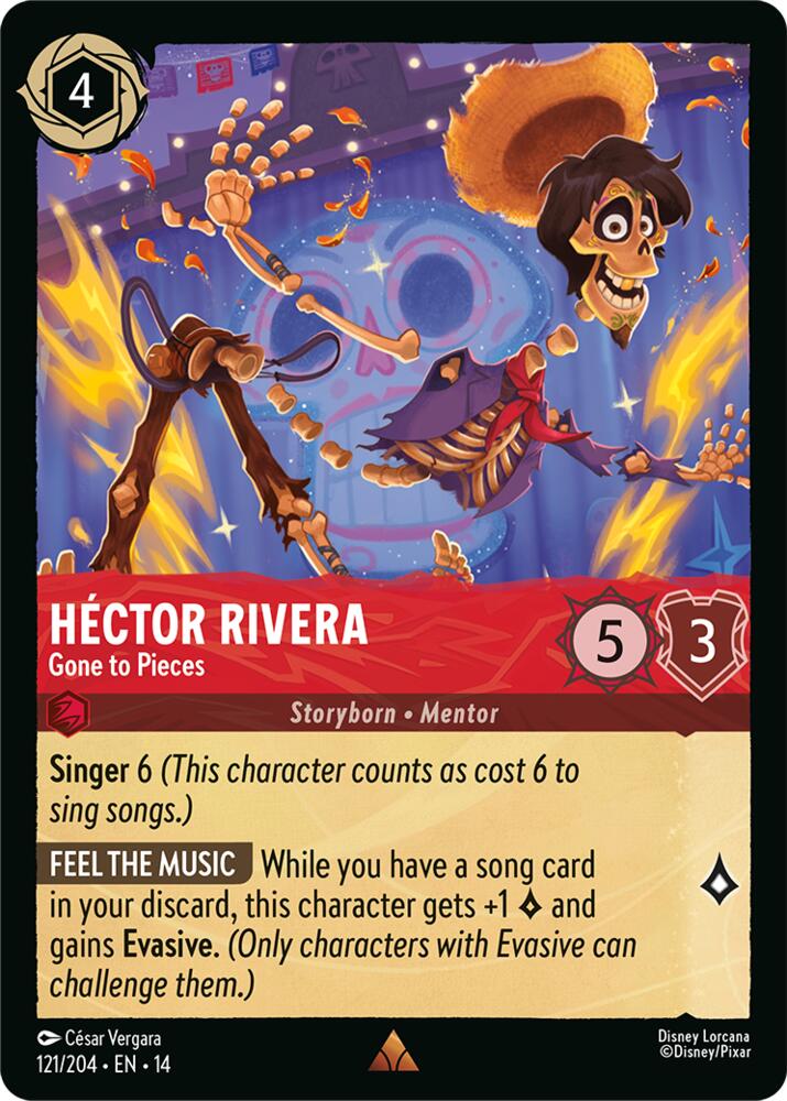 Héctor Rivera, Gone to Pieces 121/204 (Hyperia City)  - Cold Foil