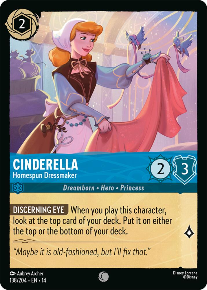 Cinderella, Homespun Dressmaker 138/204 (Hyperia City)  - Cold Foil