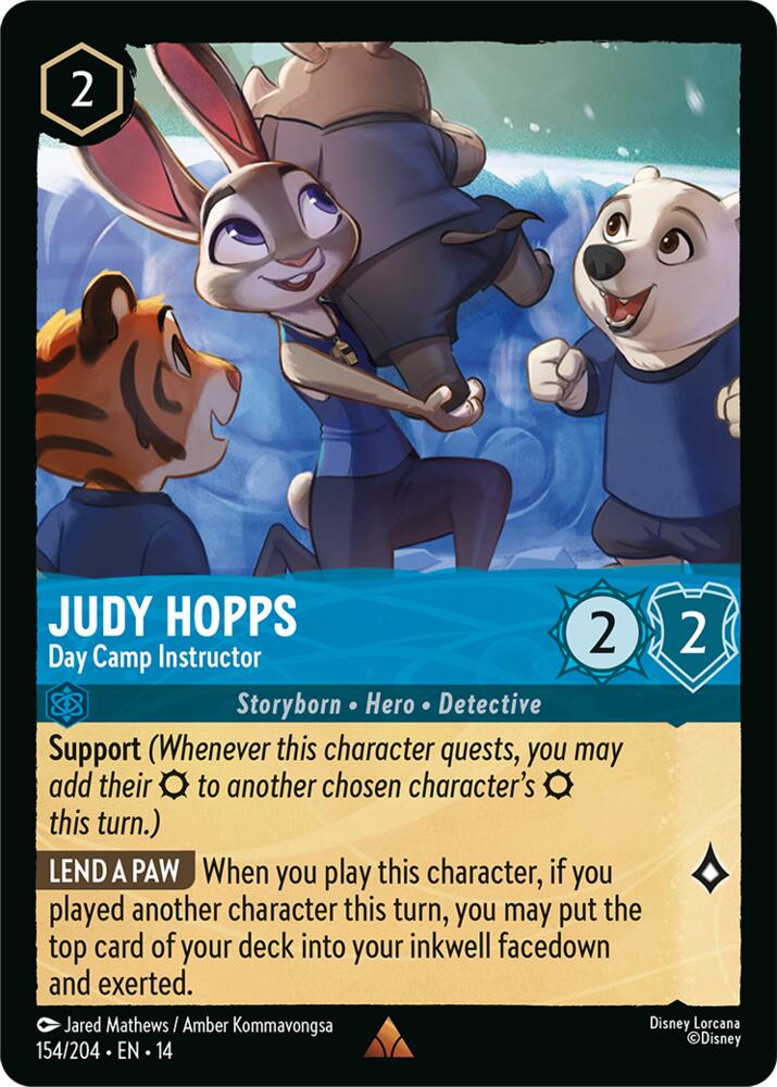 Judy Hopps, Day Camp Instructor 154/204 (Hyperia City)  - Cold Foil