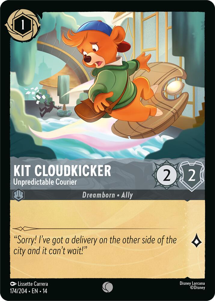 Kit Cloudkicker, Unpredictable Courier 174/204 (Hyperia City) 