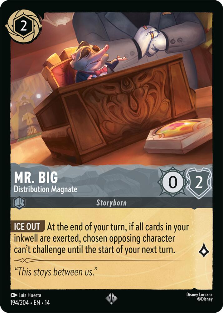 Mr. Big, Distribution Magnate 194/204 (Hyperia City) 