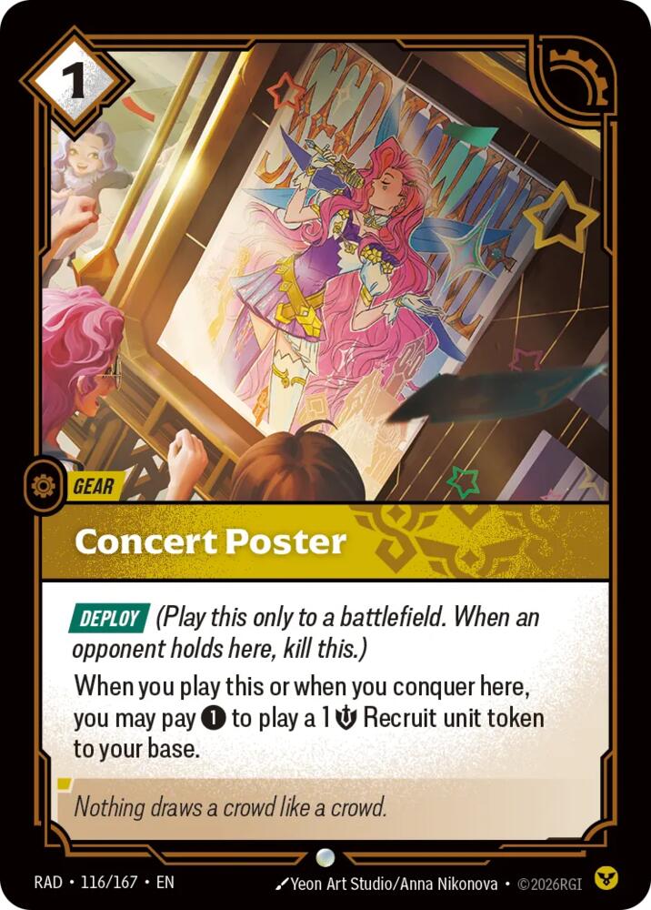 Concert Poster 116/167 (Radiance) 