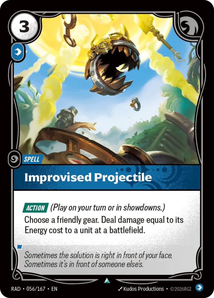 Improvised Projectile 056/167 (Radiance) 