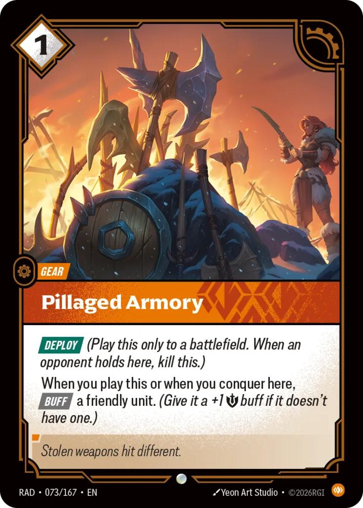 Pillaged Armory 073/167 (Radiance) 