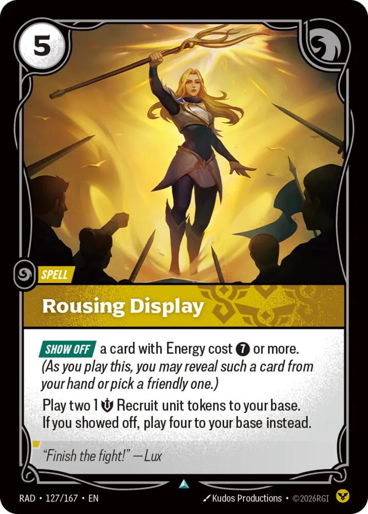 Rousing Display 127/167 (Radiance)  - Foil
