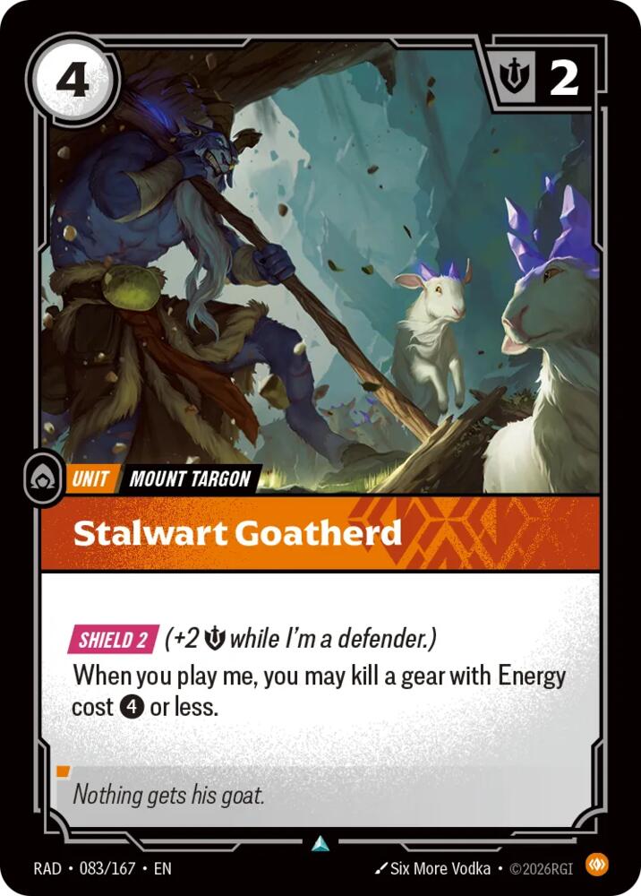 Stalwart Goatherd 083/167 (Radiance) 