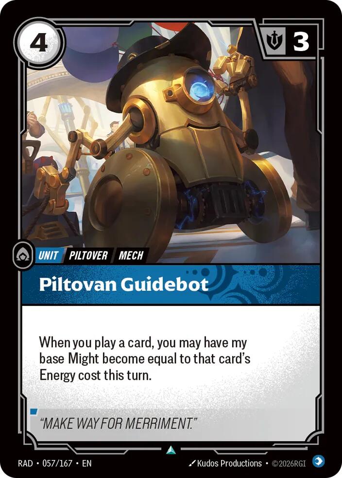 Piltovan Guidebot 057/167 (Radiance) 