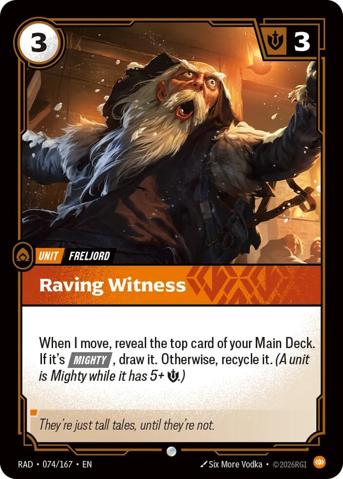 Raving Witness 074/167 (Radiance) 