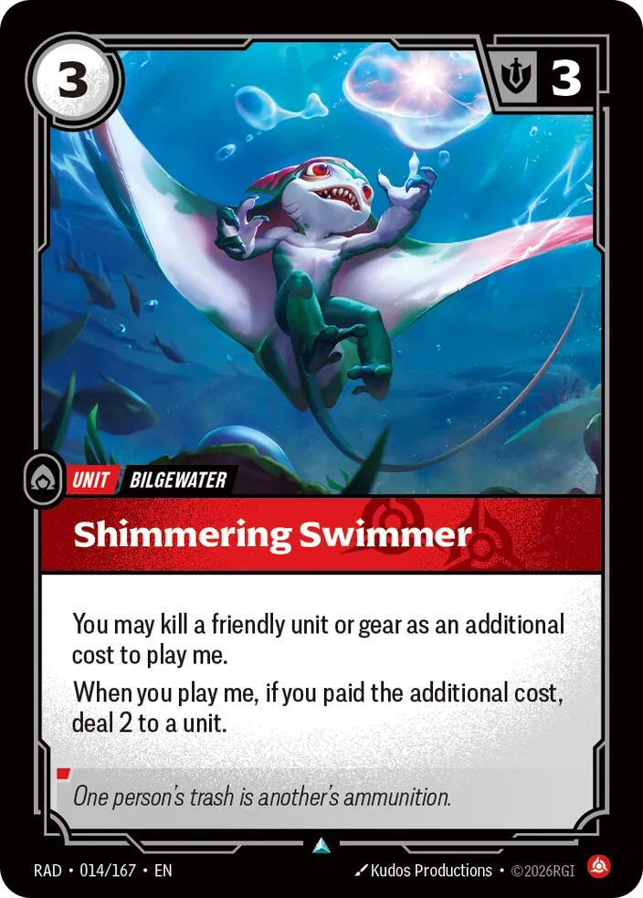 Shimmering Swimmer 014/167 (Radiance) 