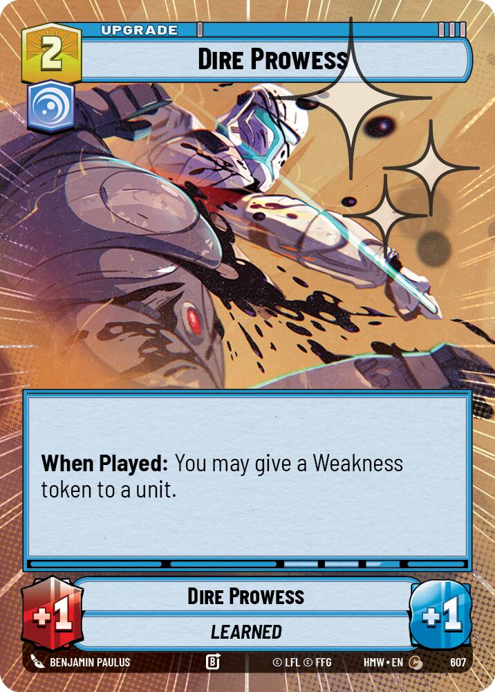 Dire Prowess Hyperspace Foil 607 (Homeworlds)  - Foil