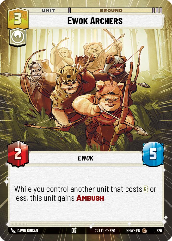 Ewok Archers Hyperspace 529 (Homeworlds) 