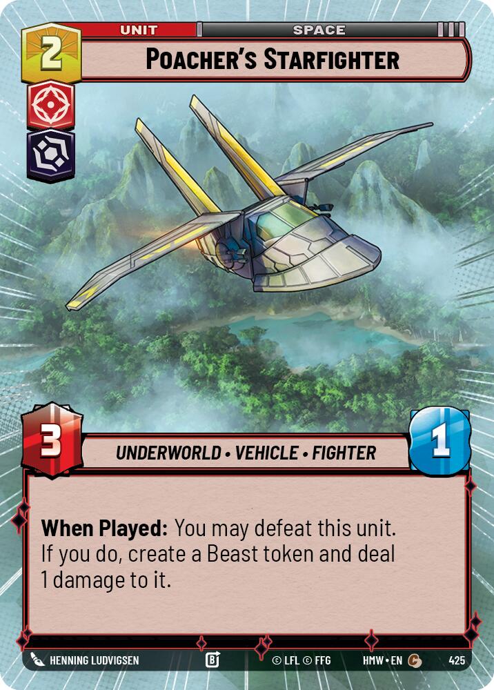 Poachers Starfighter Hyperspace 425 (Homeworlds) 