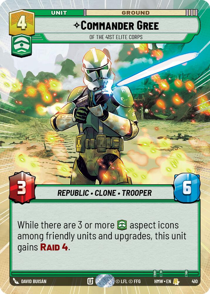 Commander Gree Of the 41st Elite Corps Hyperspace 410 (Homeworlds) 