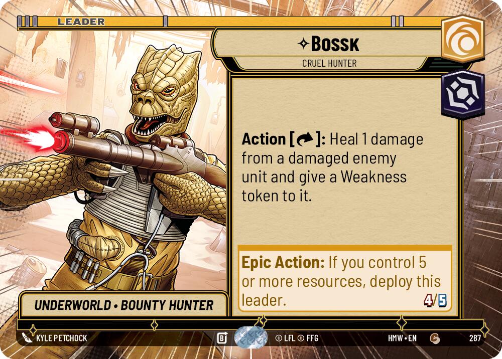 Bossk Cruel Hunter Hyperspace 287 (Homeworlds) 
