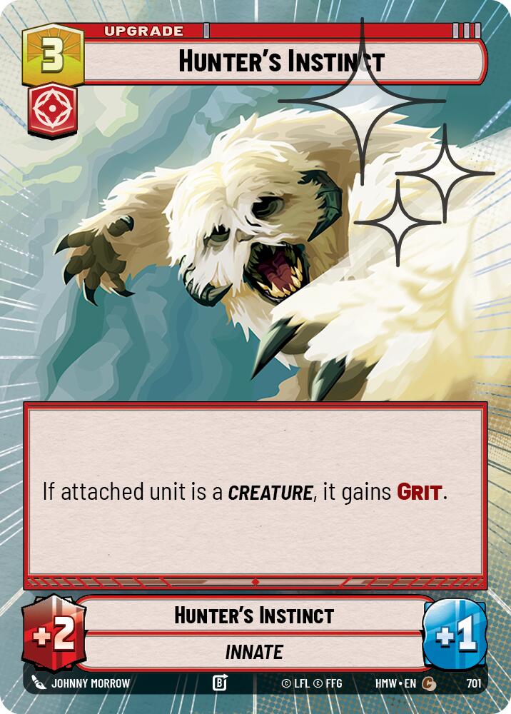 Hunters Instinct Hyperspace Foil 701 (Homeworlds)  - Foil