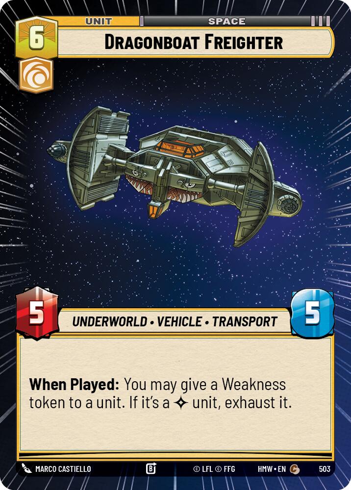 Dragonboat Freighter Hyperspace 503 (Homeworlds) 