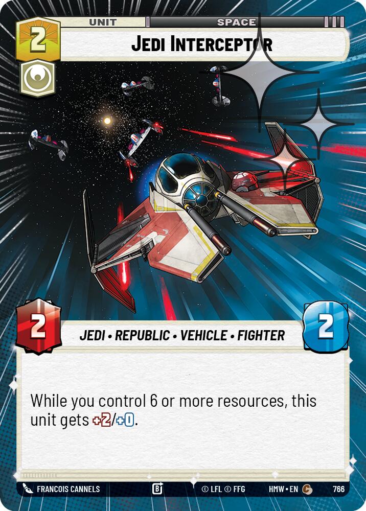 Jedi Interceptor Hyperspace Foil 766 (Homeworlds)  - Foil