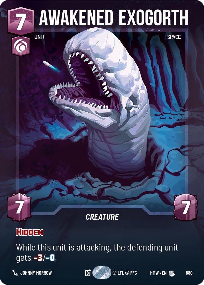 Awakened Exogorth Prestige Foil 880 (Homeworlds)  - Foil