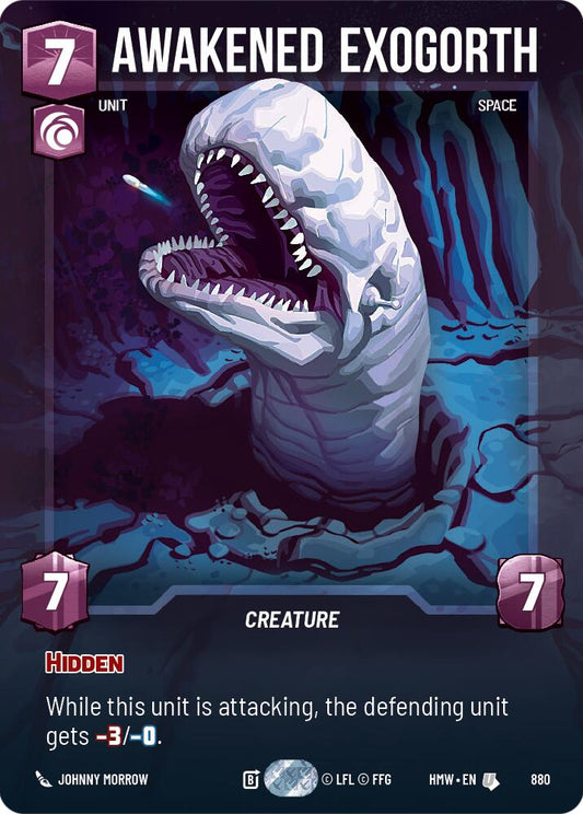 Awakened Exogorth Prestige Foil 880 (Homeworlds)  - Foil