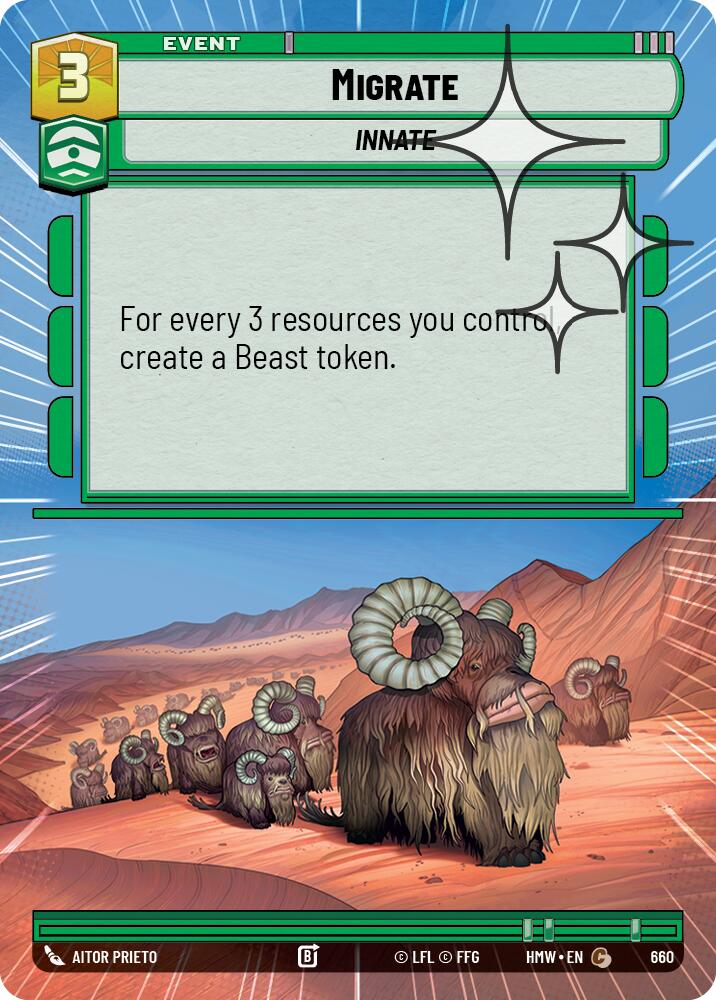 Migrate Hyperspace Foil 660 (Homeworlds)  - Foil