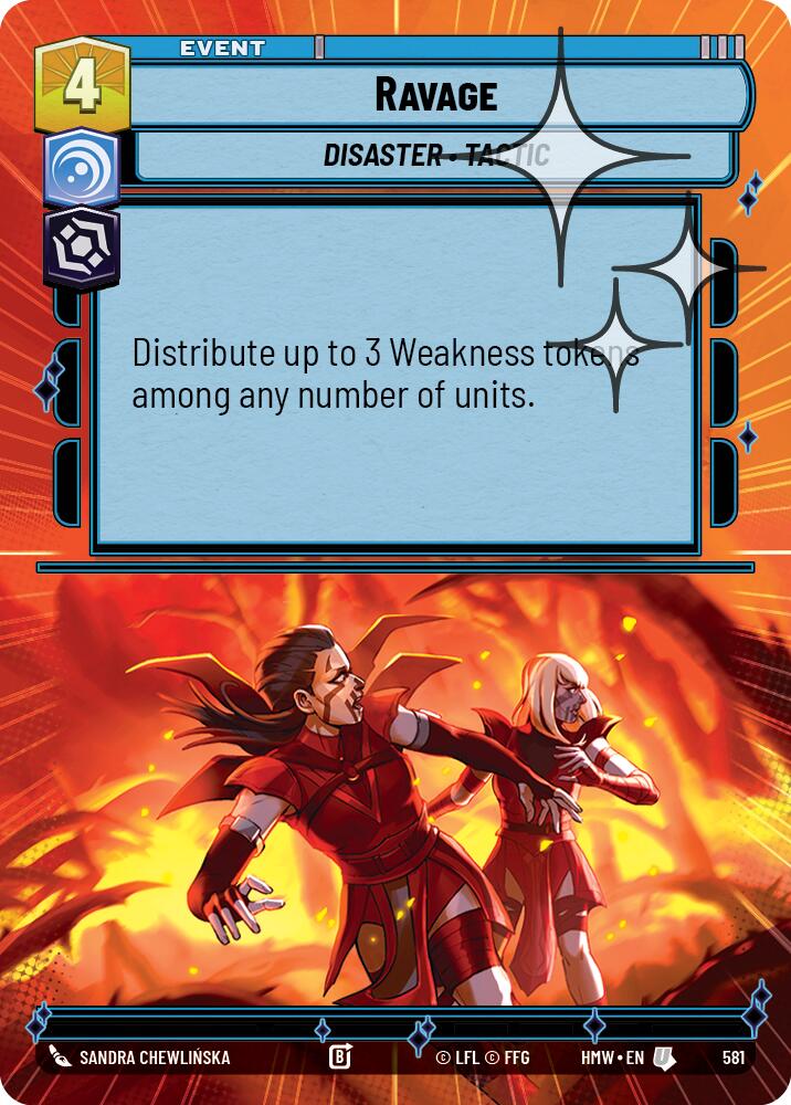Ravage Hyperspace Foil 581 (Homeworlds)  - Foil