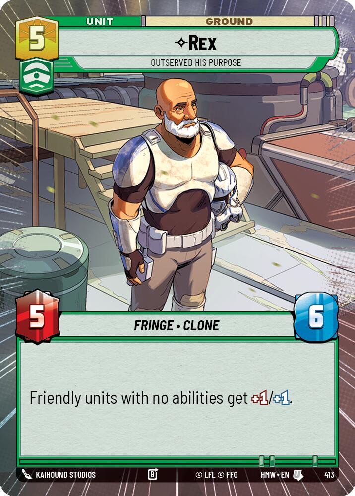 Rex Outserved His Purpose Hyperspace 413 (Homeworlds) 