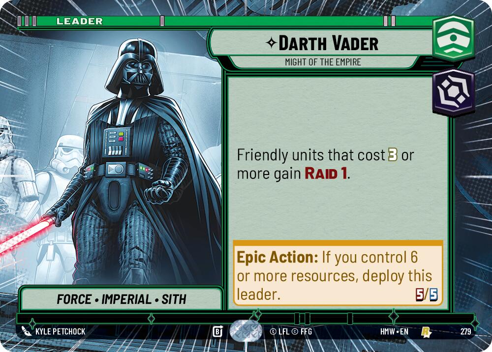 Darth Vader Might of the Empire Hyperspace 279 (Homeworlds) 