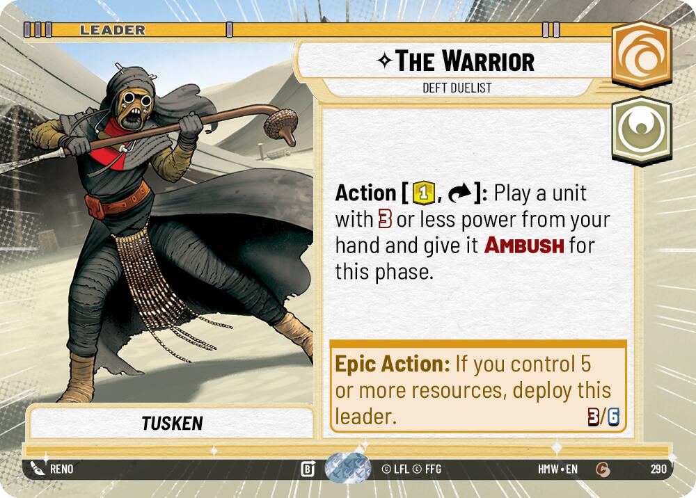 The Warrior Deft Duelist Hyperspace 290 (Homeworlds) 