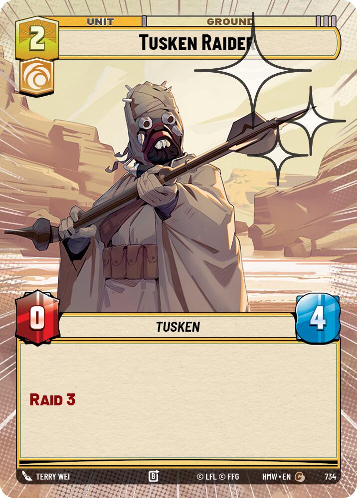 Tusken Raider Hyperspace Foil 734 (Homeworlds)  - Foil
