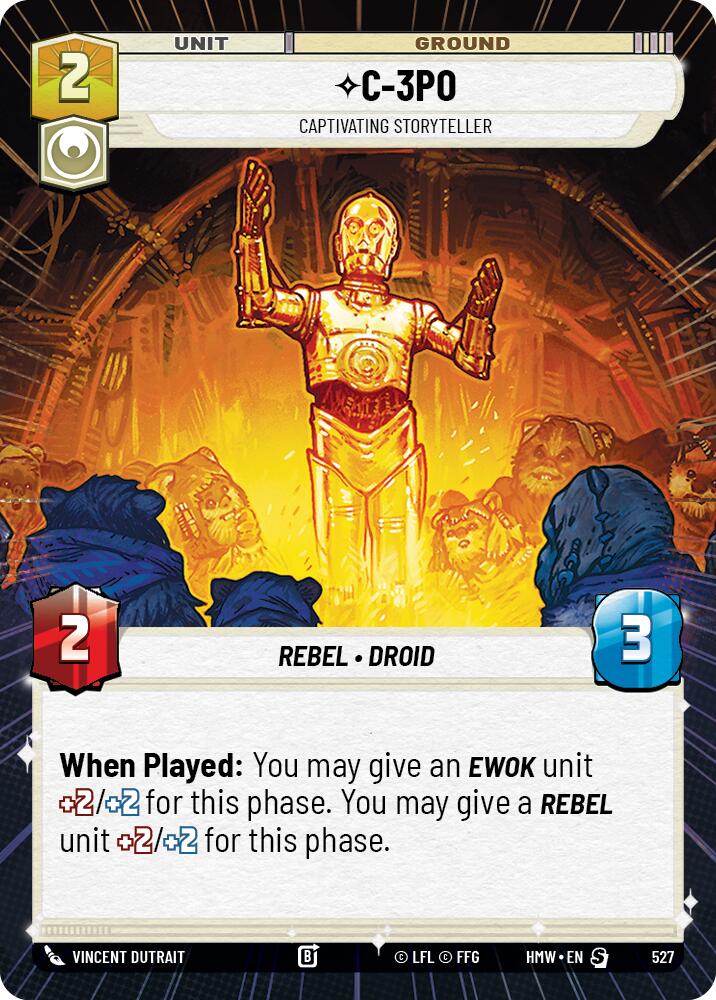 C 3PO Captivating Storyteller Hyperspace 527 (Homeworlds) 