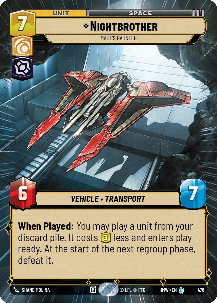 Nightbrother Mauls Gauntlet Hyperspace 476 (Homeworlds) 