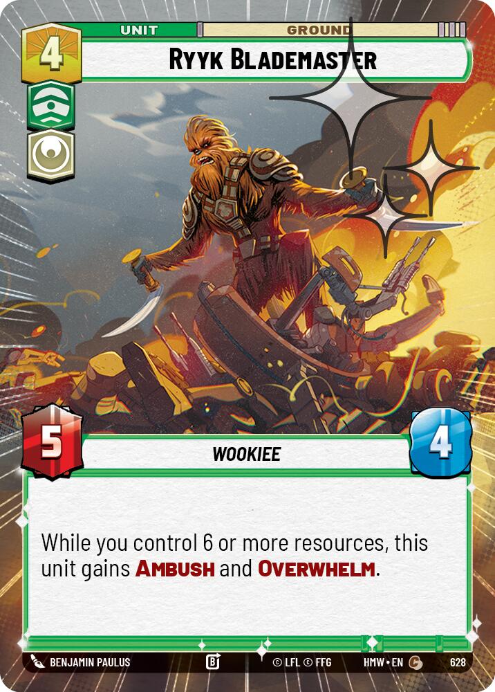 Ryyk Blademaster Hyperspace Foil 628 (Homeworlds)  - Foil