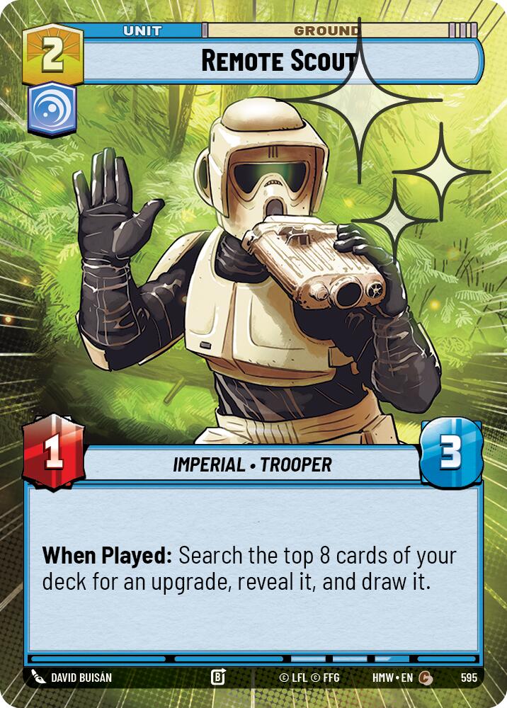 Remote Scout Hyperspace Foil 595 (Homeworlds)  - Foil