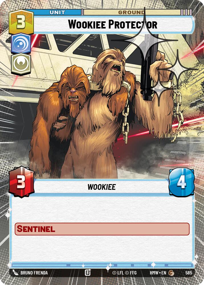 Wookiee Protector Hyperspace Foil 585 (Homeworlds)  - Foil