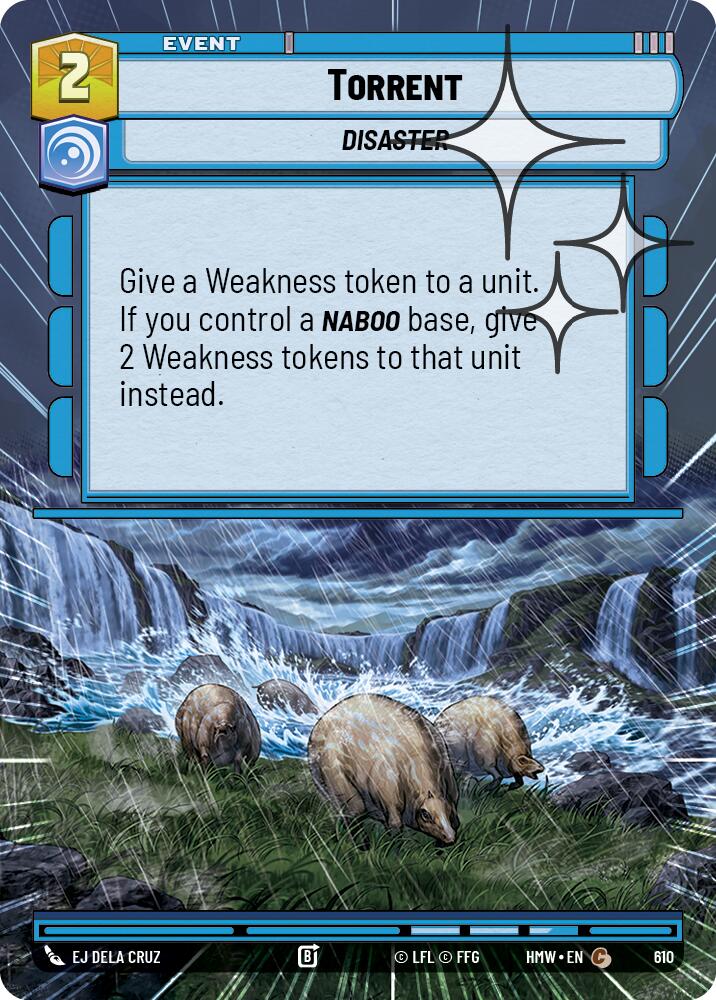 Torrent Hyperspace Foil 610 (Homeworlds)  - Foil