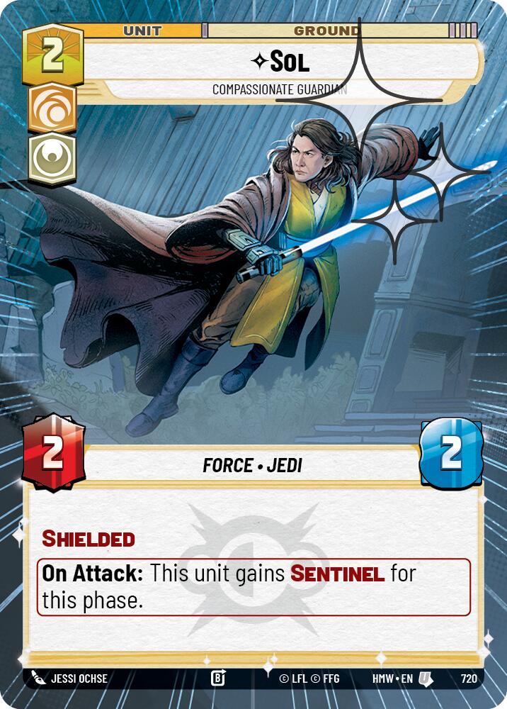 Sol Compassionate Guardian Hyperspace Foil 720 (Homeworlds)  - Foil