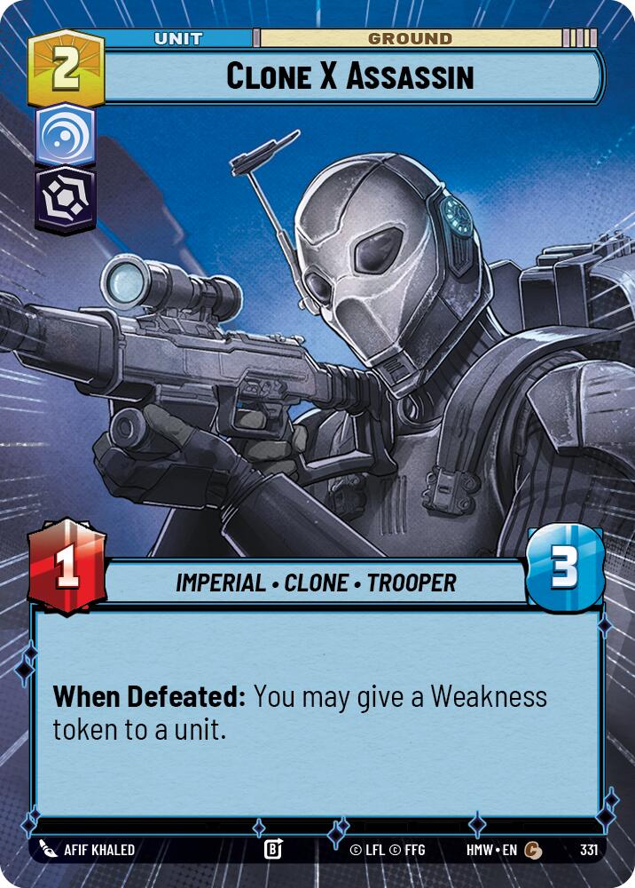 Clone X Assassin Hyperspace 331 (Homeworlds) 